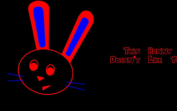 This Bunny, bunny, neon, rabbit HD wallpaper