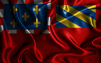 Dijon flag, , silk wavy flags, french cities, Day of Dijon, Flag of Dijon, fabric flags, 3D art, Dijon, Europe, cities of France, Dijon 3D flag, France HD wallpaper