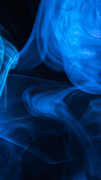 Dark Blue Smoke, aqua HD phone wallpaper