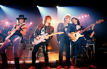 Richie Sambora, Joe Elliot, and Alec John Such, Bon Jovi HD wallpaper