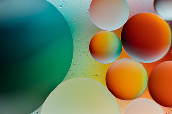 Abstract, Bubbles, Circles, Multicolored, Round, Gradient, Balls HD wallpaper