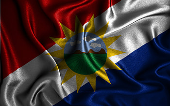 Yaracuy flag, , silk wavy flags, Venezuelan states, Day of Yaracuy, fabric flags, Flag of Yaracuy, 3D art, Yaracuy, South America, States of Venezuela, Yaracuy 3D flag, Venezuela HD wallpaper
