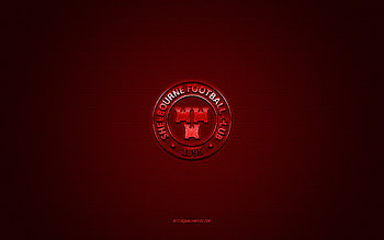 Shelbourne FC, Irish football club, red logo, red carbon fiber background, League of Ireland Premier Division, football, Dublin, Ireland, Shelbourne FC logo HD wallpaper