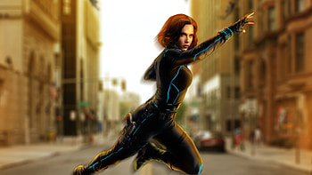 Avengers Age Of Ultron Black Widow Artwork, black-widow, avengers, superheroes, artwork, digital-art, behance HD wallpaper