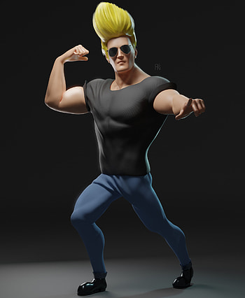 Johnny Bravo, Finished projects, Blender Artists Community, Animation HD phone wallpaper