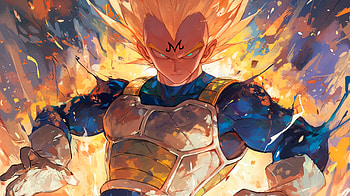 Majin Vegeta Super Saiyan 2, Anime, Dragon Ball Z, Vegeta (Dragon Ball), Majin Vegeta, Super Saiyan 2 HD wallpaper