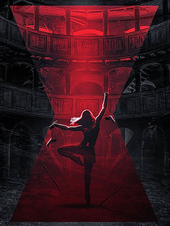 Black Widow, red, art HD phone wallpaper