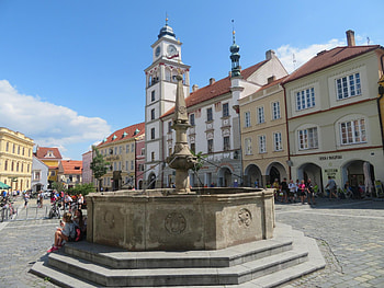 Masaryk Trebon, City Squares HD wallpaper