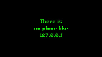 There Is No Place Like Localhost, localhost, hacker, computer, dark, black, oled HD wallpaper