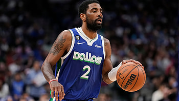Dallas Mavericks Star on Court, basketball, NBA, Dallas Mavericks, Kyrie Irving HD wallpaper