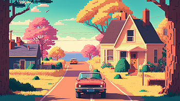 The Sunshine Valley, artist, artwork, digital-art HD wallpaper