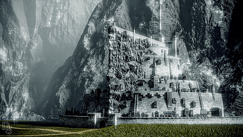 Tirith , Lord of the Rings , Epic fantasy, Middle-earth scenery HD wallpaper