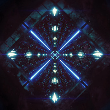 Abstract, Dark, Shine, Light, Neon, Glow, Tunnel HD phone wallpaper