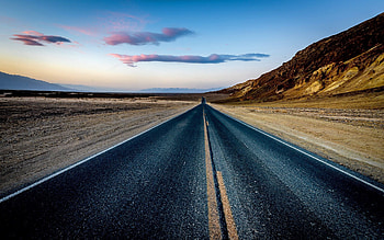Nature, Desert, Road, Markup HD wallpaper