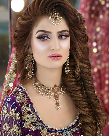 Pakistani Bridal hair style 2017. Pakistani bridal hairstyles, Bridal Makeup HD phone wallpaper