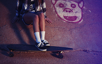 Skater girl, Extreme sports, Skateboarding lifestyle, Urban backgrounds HD wallpaper