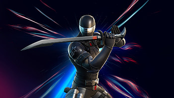 Snake Eyes outfit, Fortnite cosmetics HD wallpaper