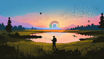 Chrome Dawn Sunlit Landscape Majesty, google-chrome, chrome, browser, ai, artist, artwork, digital-art HD wallpaper