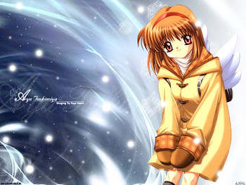 Ayu_Tsyukimiya, cute, ayu, anime, tsyukimiya HD wallpaper