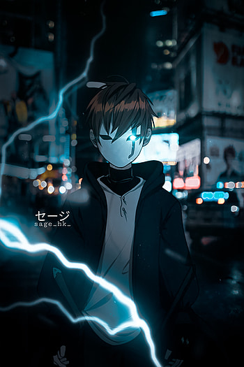 Arthur, electric blue, art HD phone wallpaper