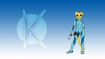 2210: Background Cosplay Crossover_Collab Khajiit artist:ThatGuyWithAKhajiitWaifu character:Katia_Managan firearms metroid HD wallpaper