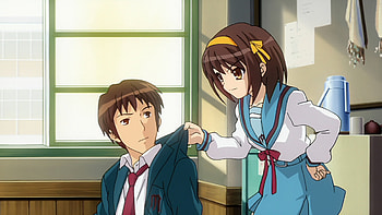 Haruhi Suzumiya, Re-viewing, Anime blog HD wallpaper