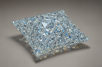 Crystal Pillow, pillow, diamond, gemstone, jewelry HD wallpaper