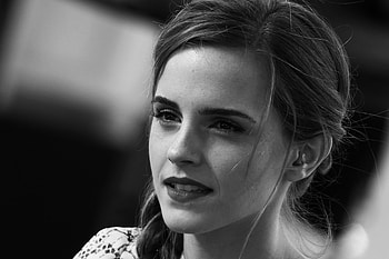Emma Watson Moncohrome , emma-watson, celebrities, girls, monochrome HD wallpaper