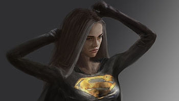Supergirl New Art, supergirl, superheroes, digital-art, artwork, artstation HD wallpaper