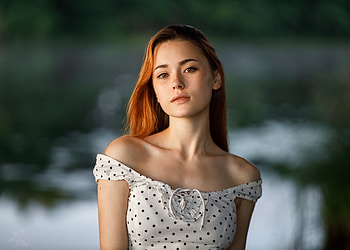 Redhead, women, model, beauty HD wallpaper