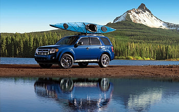 Transport, Landscape, Auto, Nature, Mountains, Ford HD wallpaper