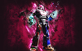 Fortnite Default Mecha Team Leader Skin, Fortnite, main characters, pink stone background, Default Mecha Team Leader, Fortnite skins, Default Mecha Team Leader Skin, Default Mecha Team Leader Fortnite, Fortnite characters HD wallpaper