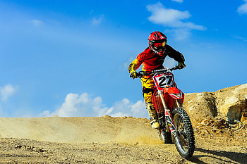 Stunning motocross , , Biking beauty, High-quality shots HD wallpaper