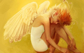 Memories, fairy, angel, magic, elemental HD wallpaper