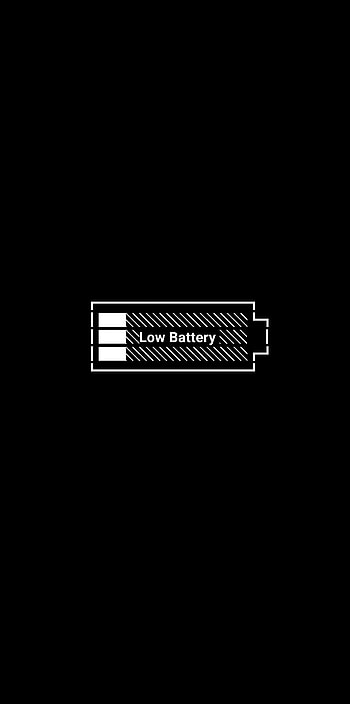 Battery, amoled, white, percentage, black, simple, text HD phone wallpaper