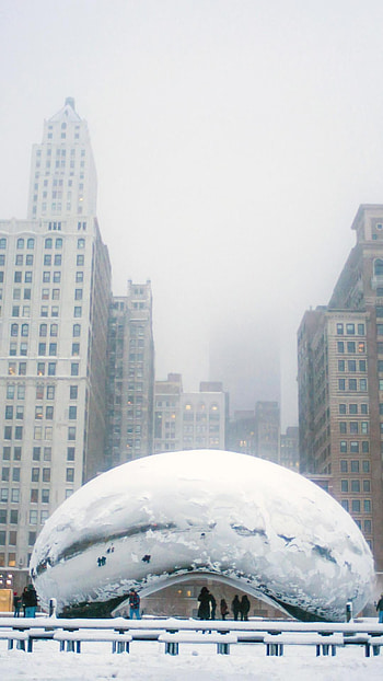 Chicago, Travels, Chicago Winter HD phone wallpaper