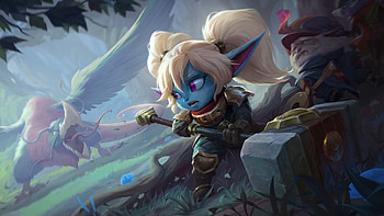 Poppy League Of Legends HD wallpaper