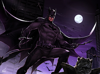 Batman Caped Crusader, batman, superheroes, artwork, digital-art, deviantart HD wallpaper