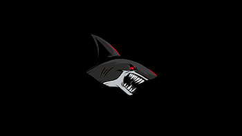 Shark Dark , shark, dark, black, minimalism, minimalist, artist, artwork, digital-art HD wallpaper
