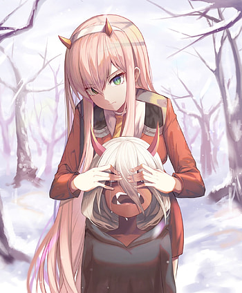 02 and young 02, darling in the franxx, waifus, anime HD phone wallpaper