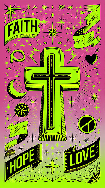 Faith, Hope, Love: A Vibrant of Spirituality, Faith, love, cross HD phone wallpaper