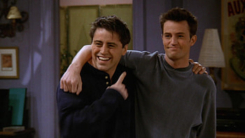 Friends best moments, Joey and Chandler's friendship, Friends moments HD wallpaper