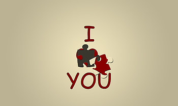 Background, Love, Words, Minimalism HD wallpaper