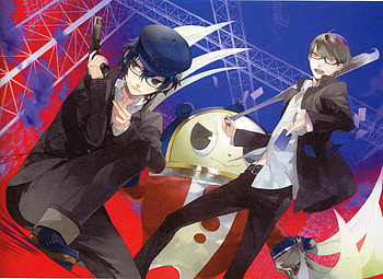 Persona 4, shin megami tensei, persona, teddy, naoto shirogane, souji seta HD wallpaper