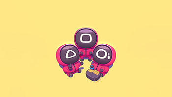Squid Game Army Minimal , squid-game, tv-shows, minimalism, minimalist, artist, artwork, digital-art, artstation HD wallpaper