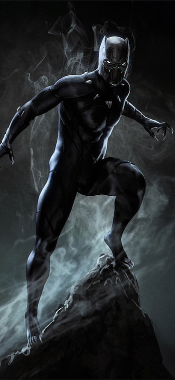 Black Panther, Marvel Heroes HD phone wallpaper