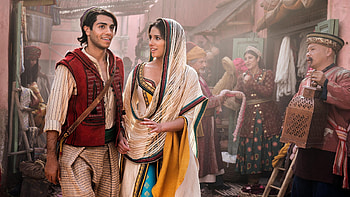 Naomi Scott, Aladdin 2019, Mena Massoud, Resolution HD wallpaper