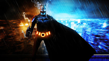 Cyberpunk Batman , batman, superheroes, artwork, artist, deviantart HD wallpaper