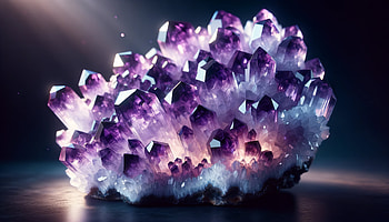 Stunning Amethyst Crystal, gemstone, amethyst, purple, Mineral HD wallpaper