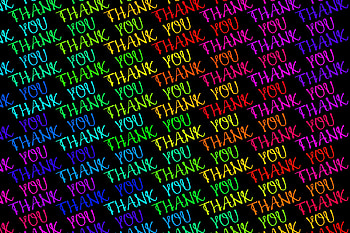 Words, Multicolored, Motley, Inscription, Text, Thank You HD wallpaper